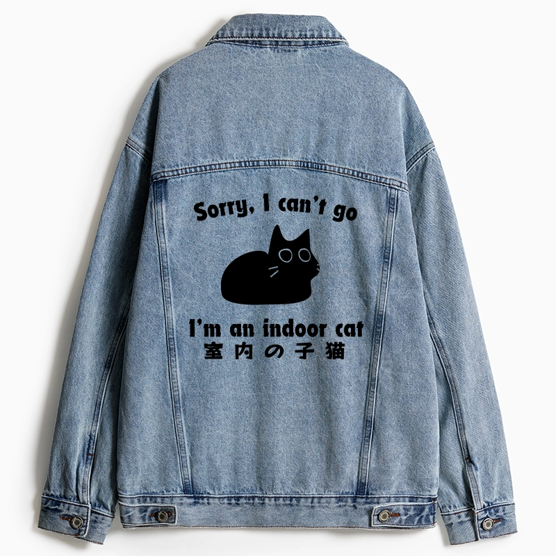Tokyo-Tiger Indoor Kitten Jean Jacket