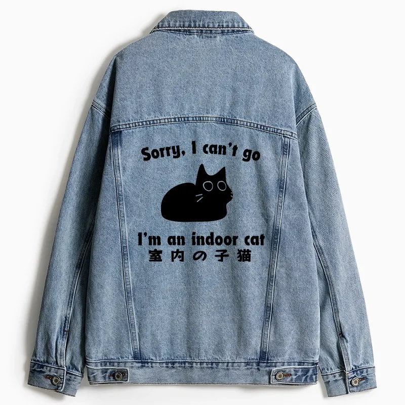 Tokyo-Tiger Indoor Kitten Jean Jacket