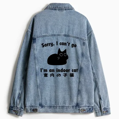 Tokyo-Tiger Indoor Kitten Jean Jacket