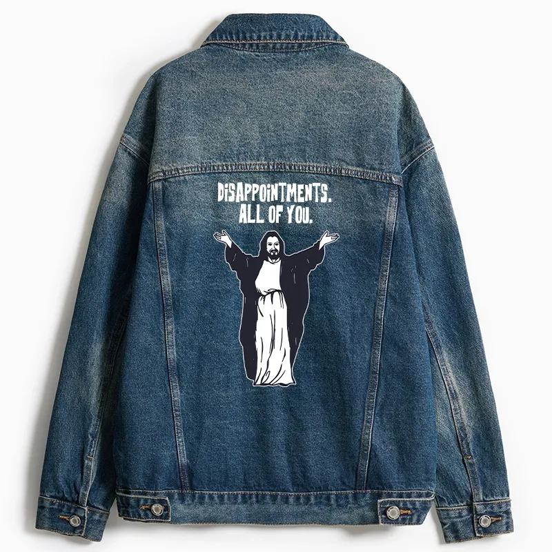 Tokyo-Tiger God Gives Disappointment Jean Jacket