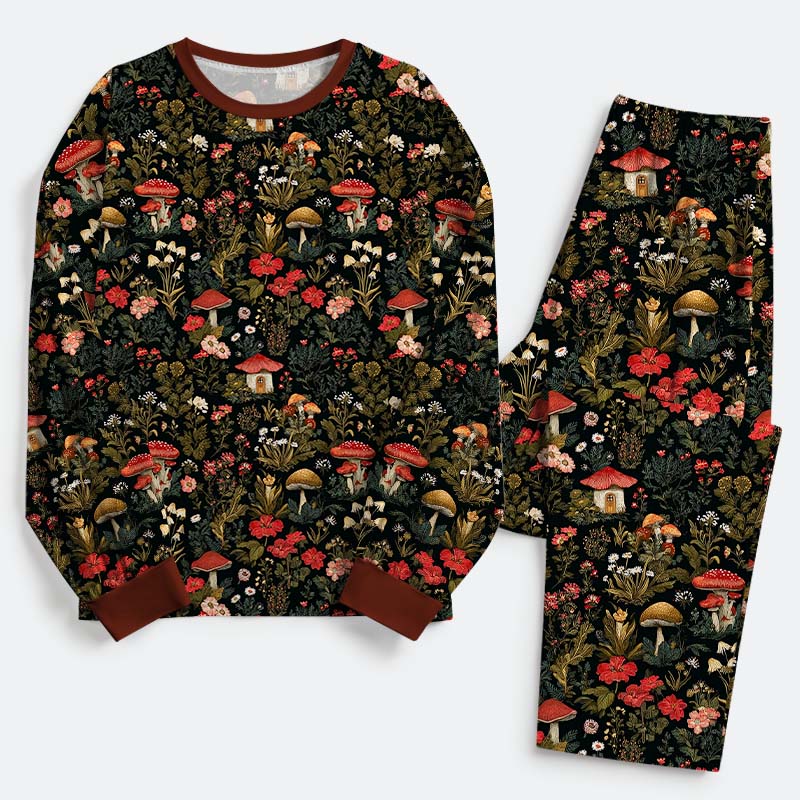 Tokyo-Tiger Enchanted Forest Mushroom Family Pajama Sets
