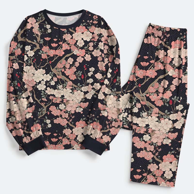 Tokyo-Tiger Blooming Sakura Family Pajama Sets