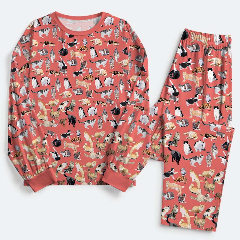 Tokyo-Tiger Cats Collection Family Pajama Sets