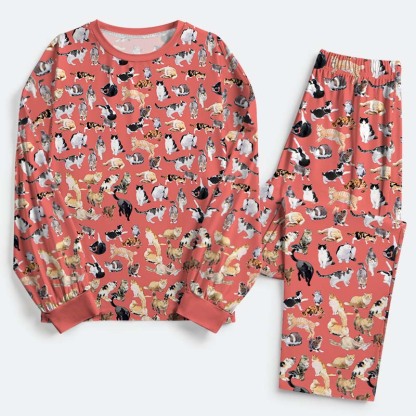 Tokyo-Tiger Cats Collection Family Pajama Sets