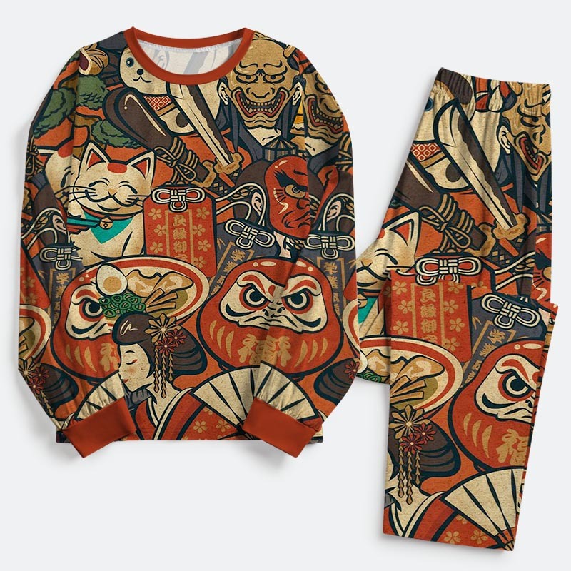 Tokyo-Tiger Handsome Frog Samurai Washed T-Shirt Sale