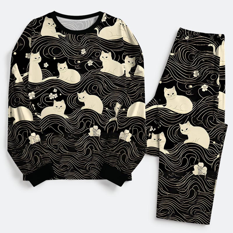 Tokyo-Tiger Mysterious Cat Family Pajama Sets
