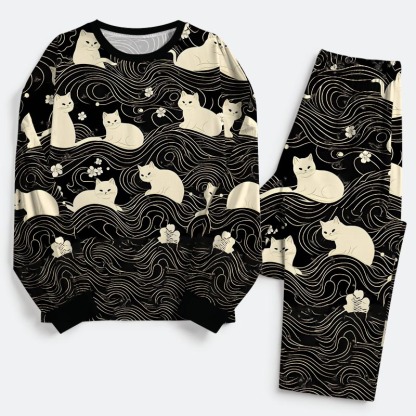 Tokyo-Tiger Mysterious Cat Family Pajama Sets