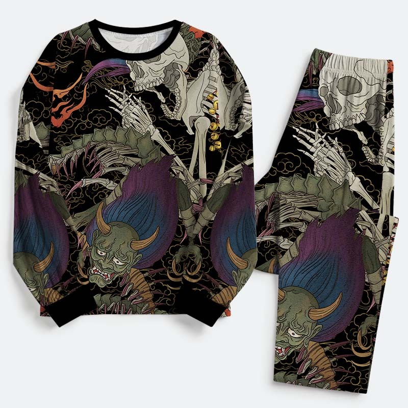 Tokyo-Tiger Handsome Frog Samurai Washed T-Shirt Sale