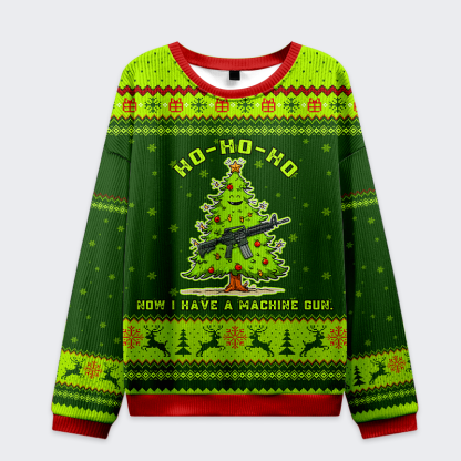 Tokyo-Tiger Ho Ho Ho,Now I Have a Sweater Christmas Ugly Sweatshirt