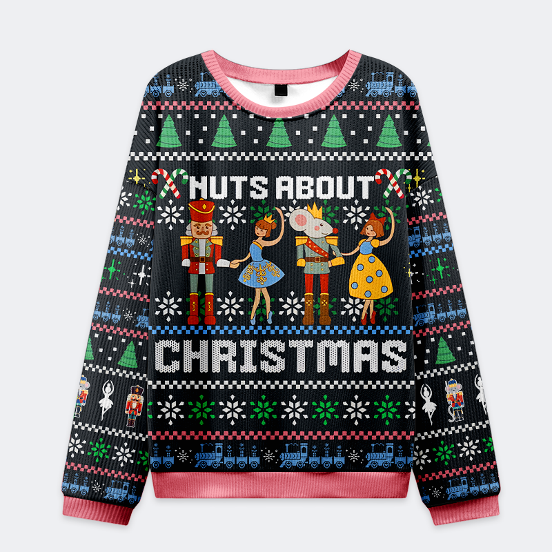 Tokyo-Tiger Nutcracker Wonderland Christmas Ugly Sweatshirt