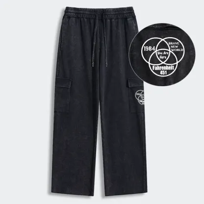 Tokyo-Tiger Multidimensional Thinking And Rebellion Washed Utility Sweatpants