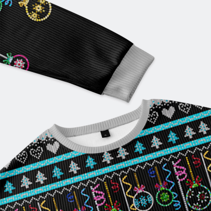 Tokyo-Tiger Santa’s Favorite Hot Mess Christmas Ugly Sweatshirt