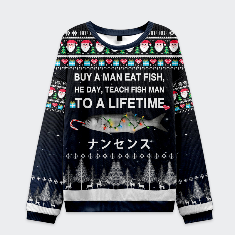 Tokyo-Tiger Funny To A Lifetime Christmas Ugly Sweatshirt