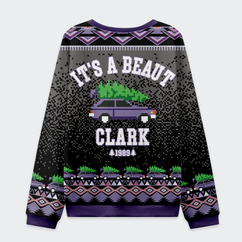 Tokyo-Tiger It’s A Beaut, Clark Christmas Ugly Sweatshirt