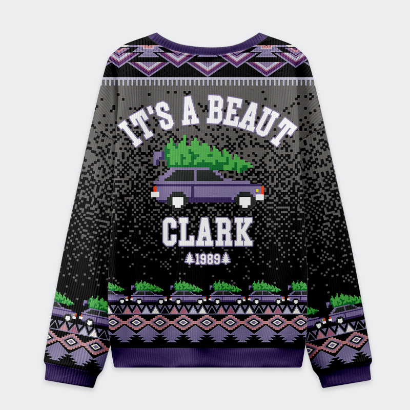 Tokyo-Tiger It’s A Beaut, Clark Christmas Ugly Sweatshirt