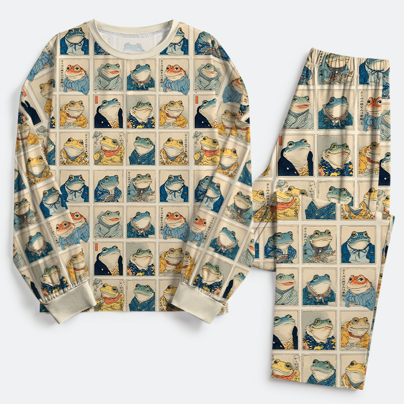 Tokyo-Tiger Many Frogs Are Watching You Family Pajama Sets