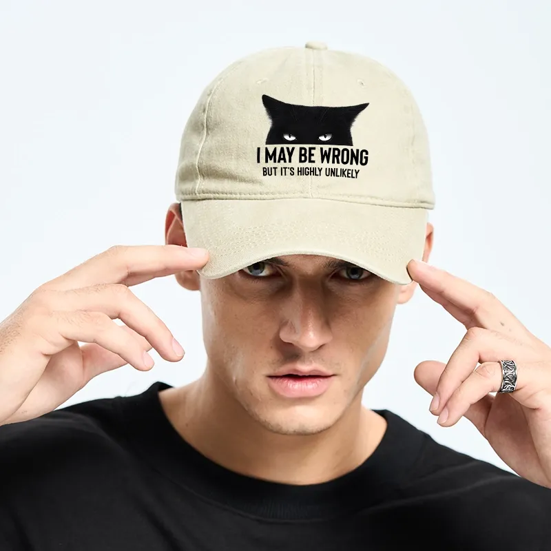 Tokyo-Tiger Cat Can Do No Wrong Washed Cap