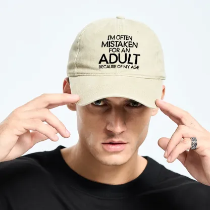 Tokyo-Tiger Old In Age But Young At Heart Washed Cap