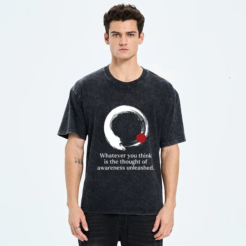 Tokyo-Tiger Zen Thought Washed T-Shirt