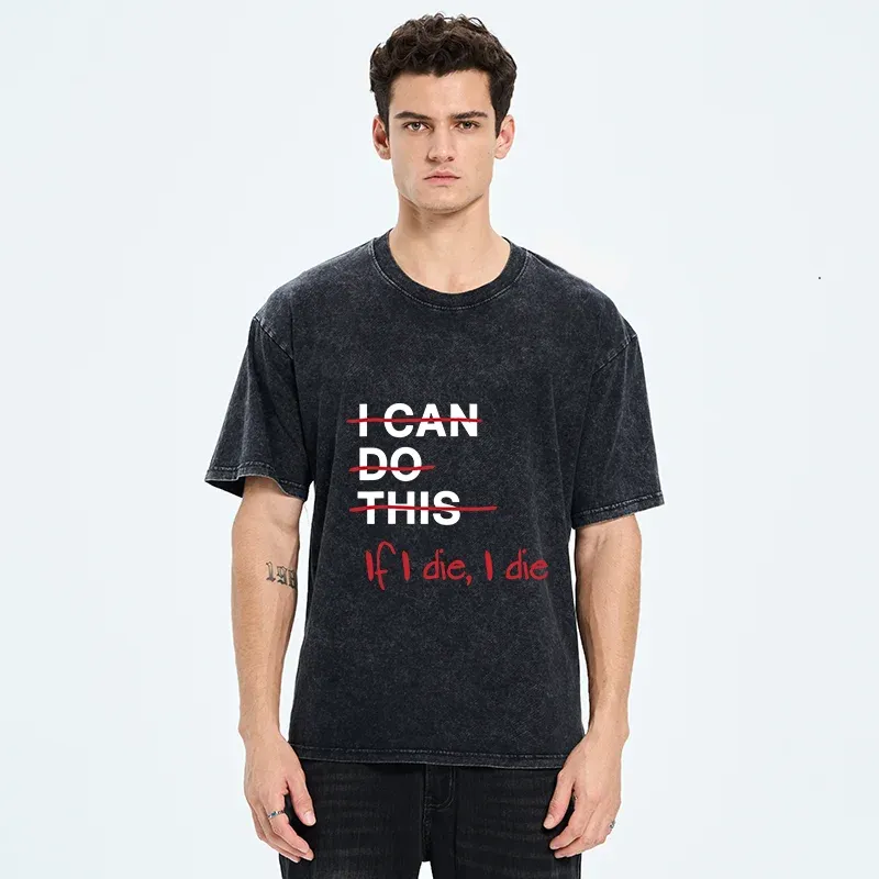 Tokyo-Tiger If I Die I Die Washed T-Shirt