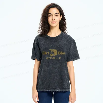 Tokyo-Tiger Dirt Bike Japan Washed T-Shirt