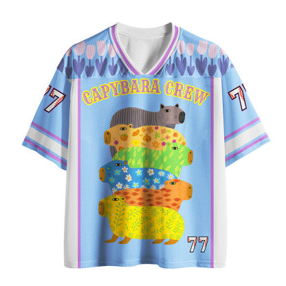 Tokyo-Tiger Capy Pile Squad Mesh Jersey