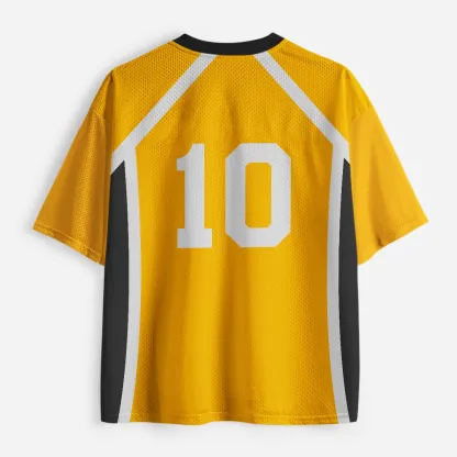 Tokyo-Tiger Karasu 10 Japanese Yellow Mesh Jersey