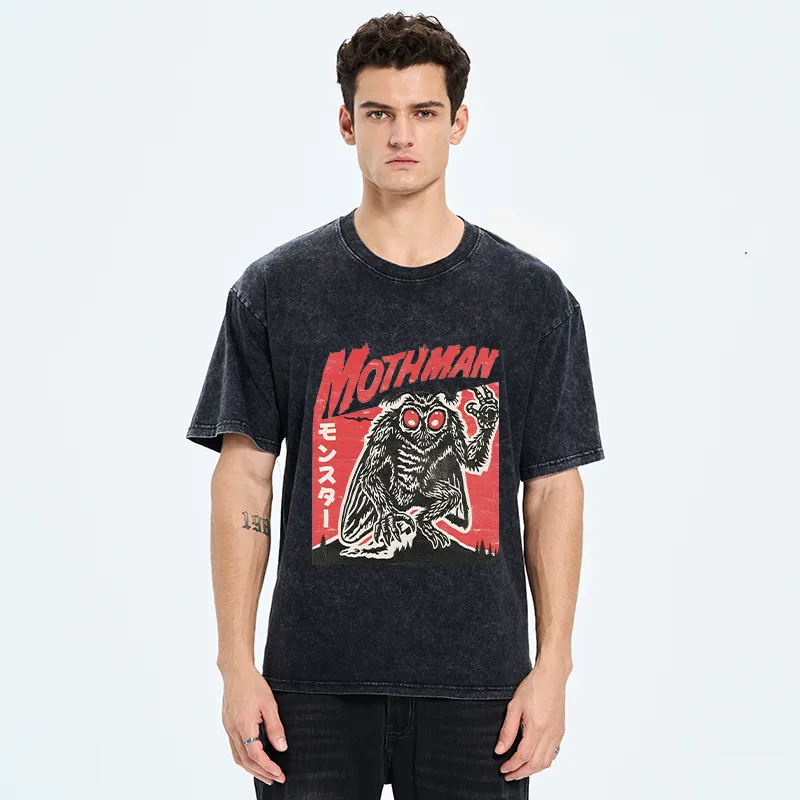 Tokyo-Tiger Retro Mothman Washed T-Shirt