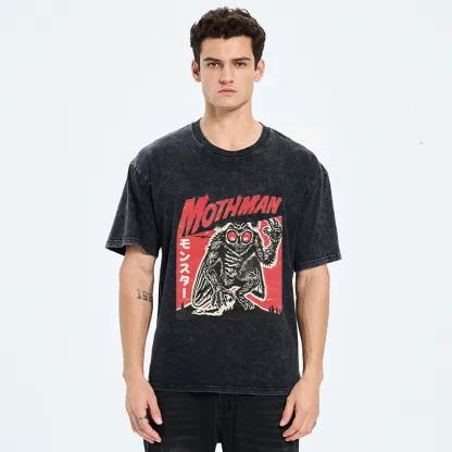 Tokyo-Tiger Retro Mothman Washed T-Shirt