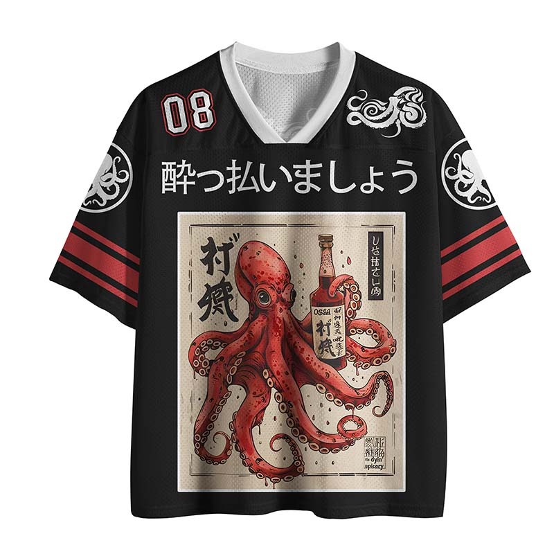 Tokyo-Tiger Osaka Saké Octopus Mesh Jersey Sale – tokyo-tiger