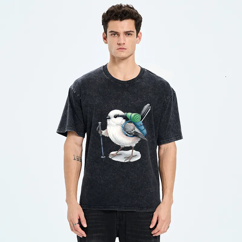 Tokyo-Tiger Traveling Titmouse Washed T-Shirt