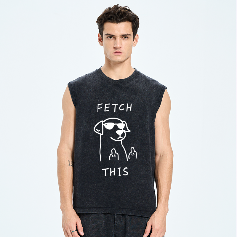 Tokyo-Tiger Rebellious Dog Washed Tank