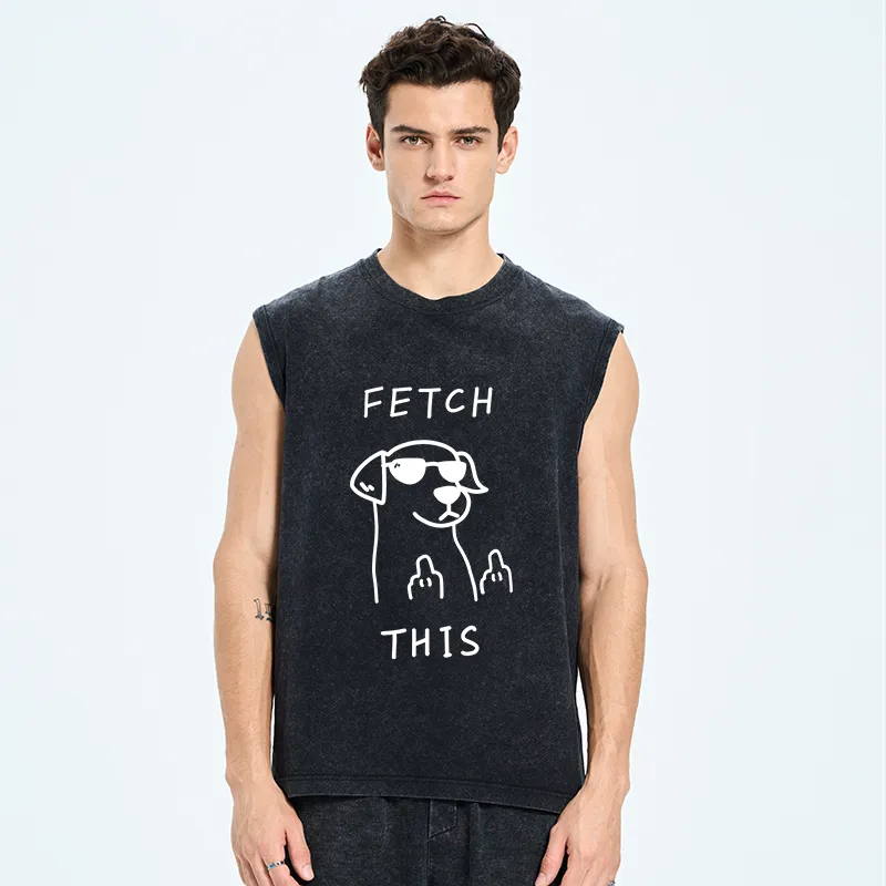 Tokyo-Tiger Rebellious Dog Washed Tank