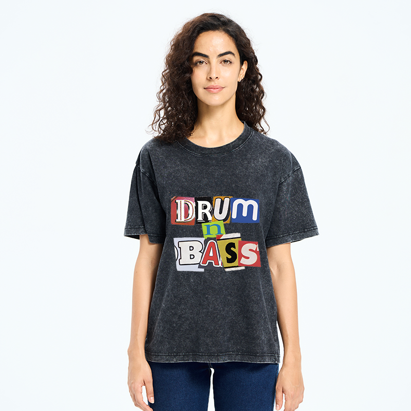 Tokyo-Tiger Drum n Bass Washed T-Shirt