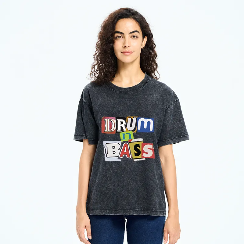 Tokyo-Tiger Drum n Bass Washed T-Shirt