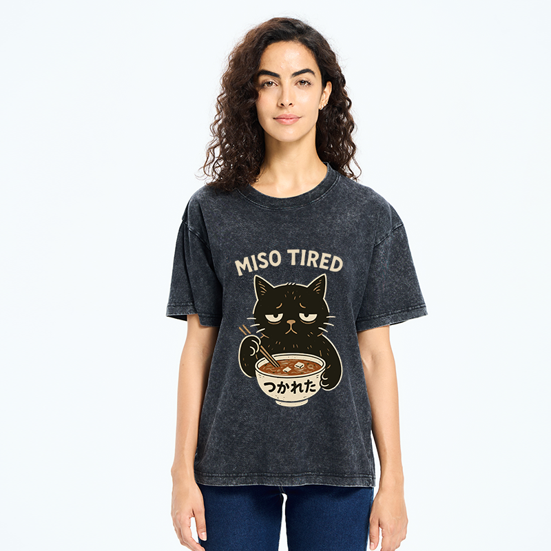 Tokyo-Tiger I’m So Tired Washed T-Shirt