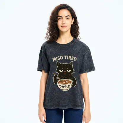 Tokyo-Tiger I’m So Tired Washed T-Shirt