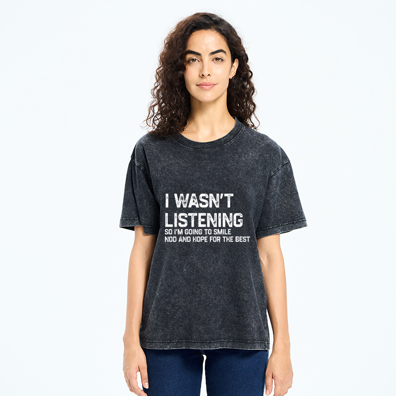 Tokyo-Tiger Indifferent To Everything Washed T-Shirt
