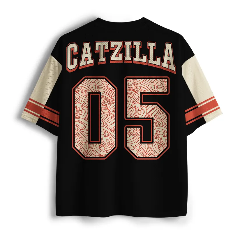 Tokyo-Tiger Catzilla Is Causing Destruction Mesh Jersey