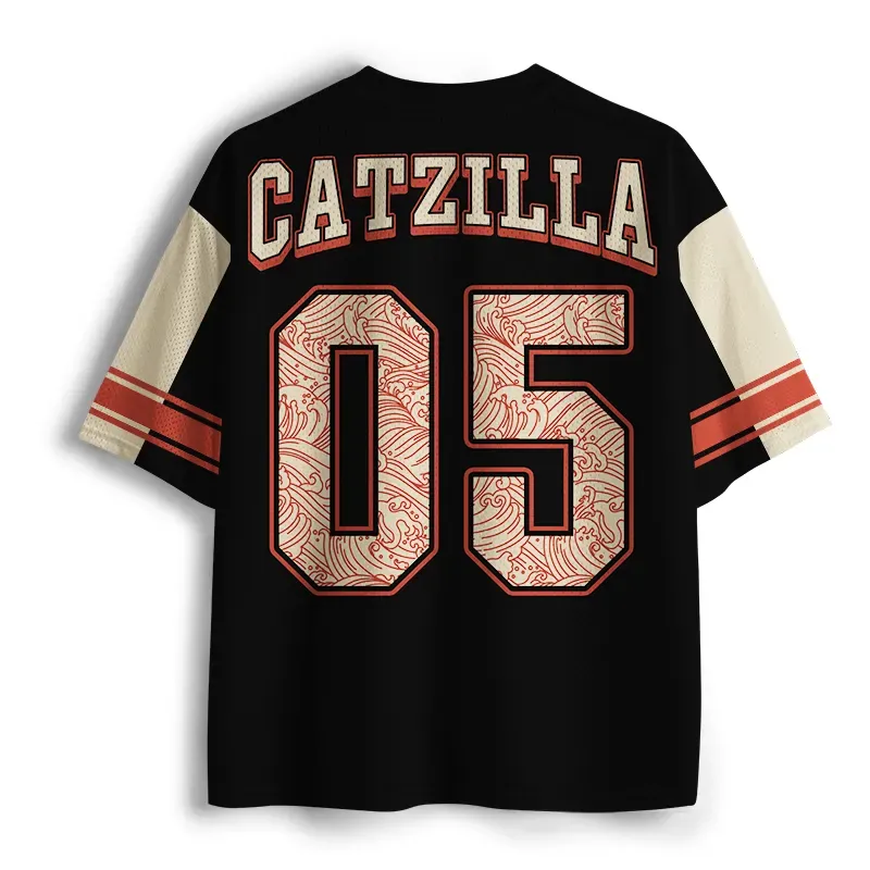 Tokyo-Tiger Catzilla Is Causing Destruction Mesh Jersey