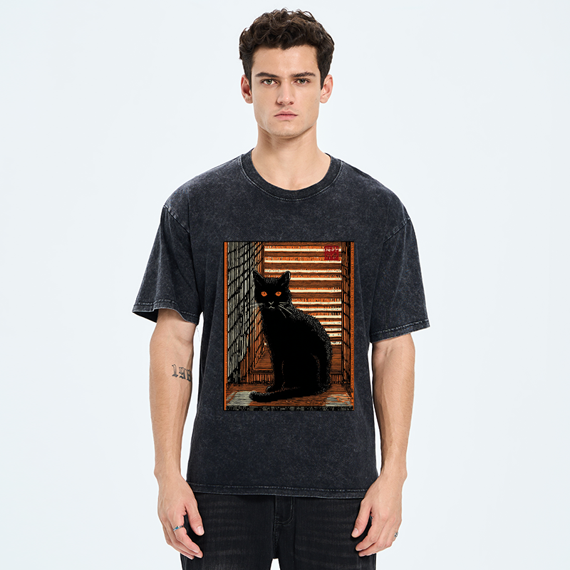Tokyo-Tiger Guardian of the Steps Washed T-Shirt