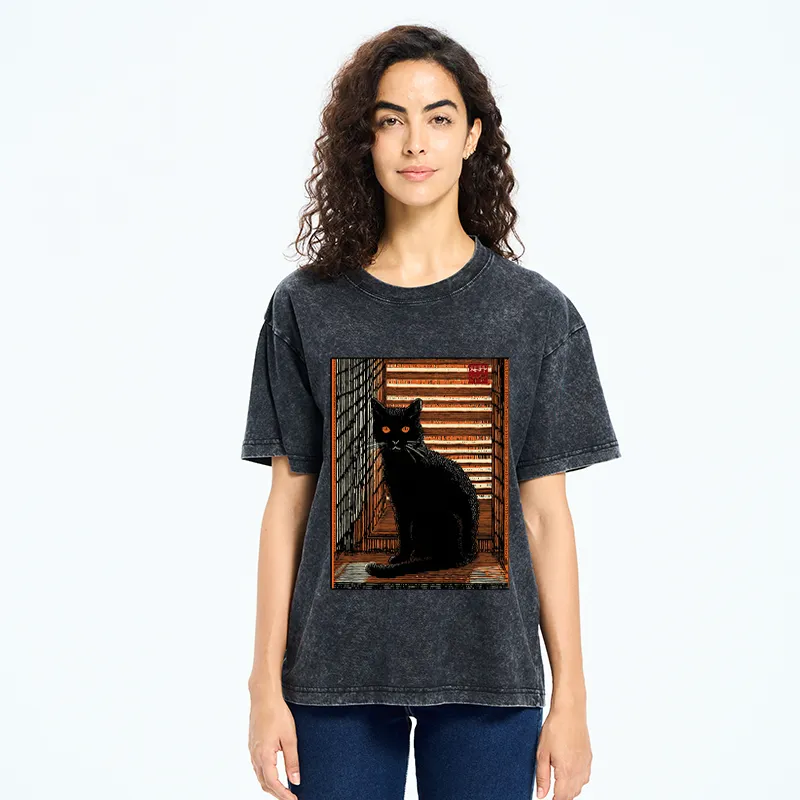 Tokyo-Tiger Guardian of the Steps Washed T-Shirt