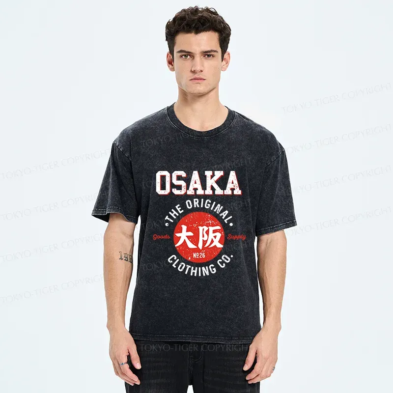 Tokyo-Tiger Vintage Osaka Washed T-Shirt