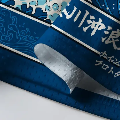 Tokyo-Tiger The Great Wave Japanese Art Mesh Jersey