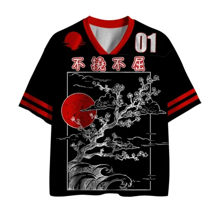 Tokyo-Tiger Sakura Sun Never Give Up Mesh Jersey