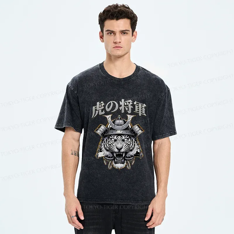 Tokyo-Tiger Tiger General Washed T-Shirt