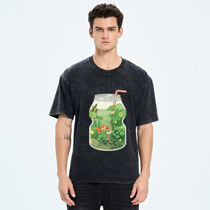 Tokyo-Tiger World In A Bottle Washed T-Shirt