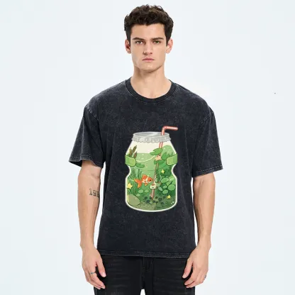 Tokyo-Tiger World In A Bottle Washed T-Shirt