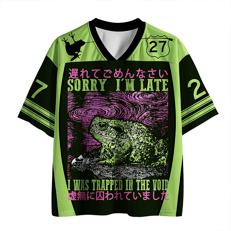 Tokyo-Tiger Frogs Trapped In The Void Two Mesh Jersey