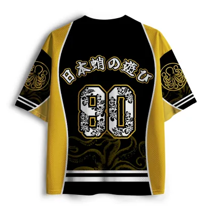 Tokyo-Tiger Play of the Japanese Octopus Mesh Jersey